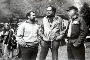 Left to right: Arnold Greenberg, Richard Mandel, Don Rasmussen in 1982 at 50th anniversary of The Miquon School.