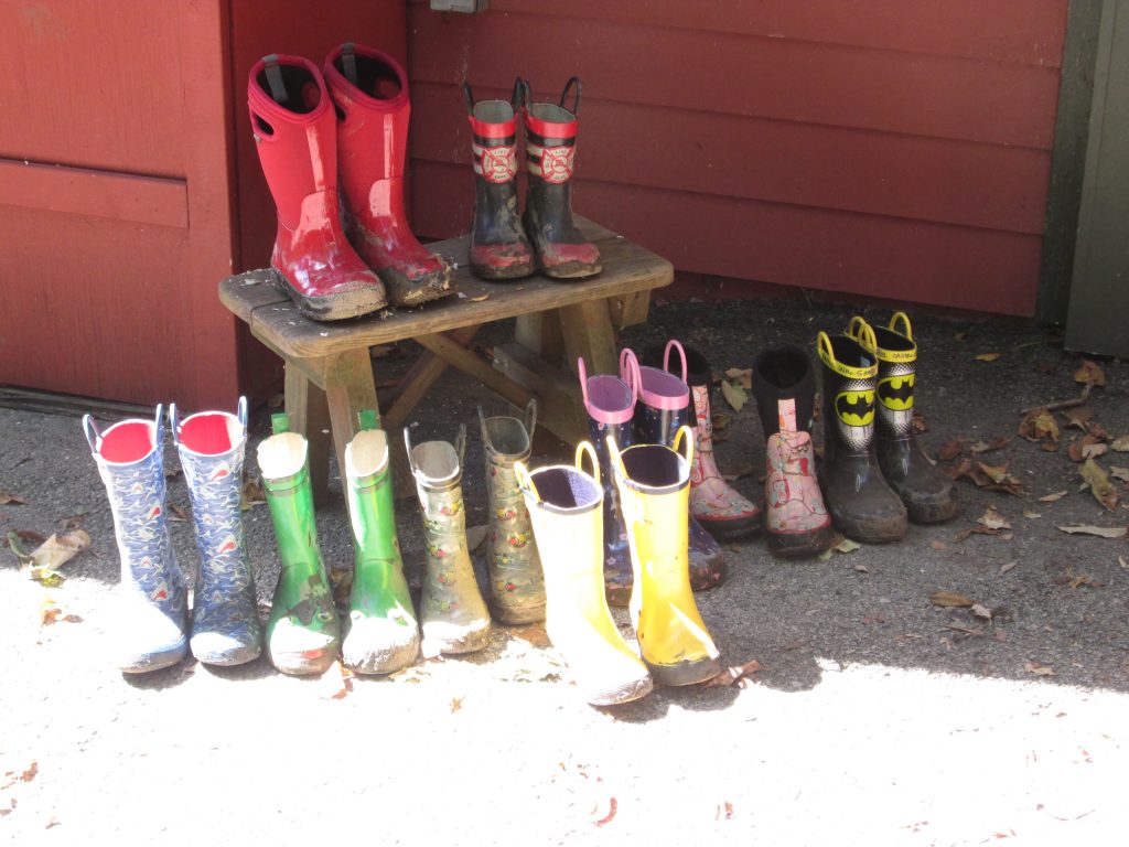 5. Take off your creek boots before coming inside for lunch! 