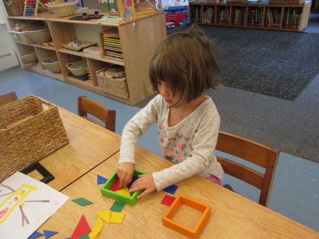 playing with dimensional shapes