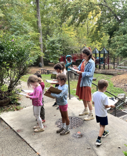children exploring and learning with Progressive Education at Miquon School